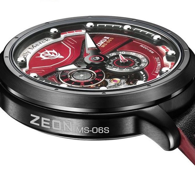 Welly Merck X Gundam Blue RX-78-2 GUNDAM, Red MS-06S ZAKU II