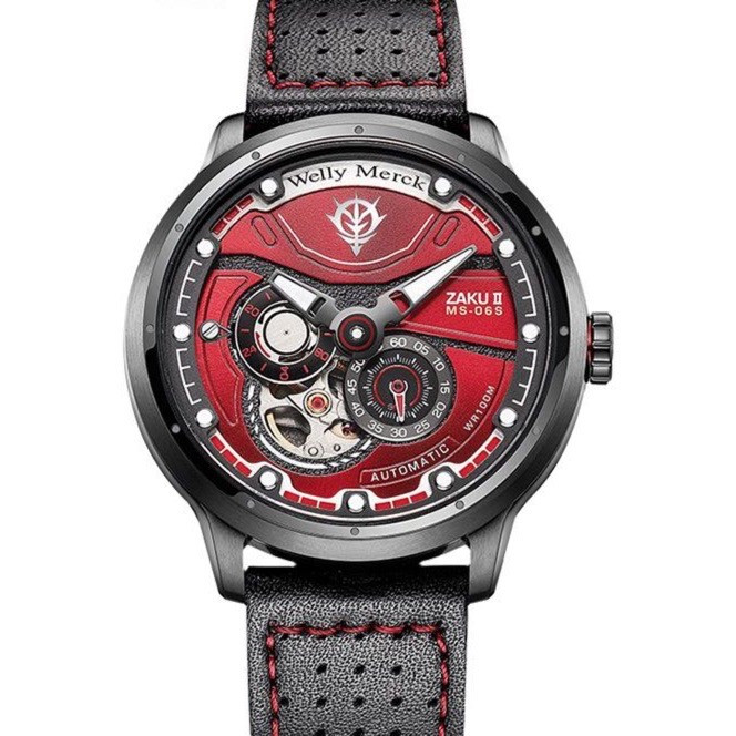 Welly Merck X Gundam MS-06S Zaku II Limited Edition Watch | Panda Wagon