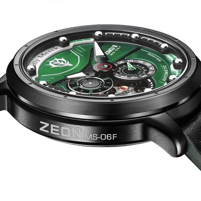 Welly Merck X Gundam MS-06F Zaku II Limited Edition Watch | Panda Wagon