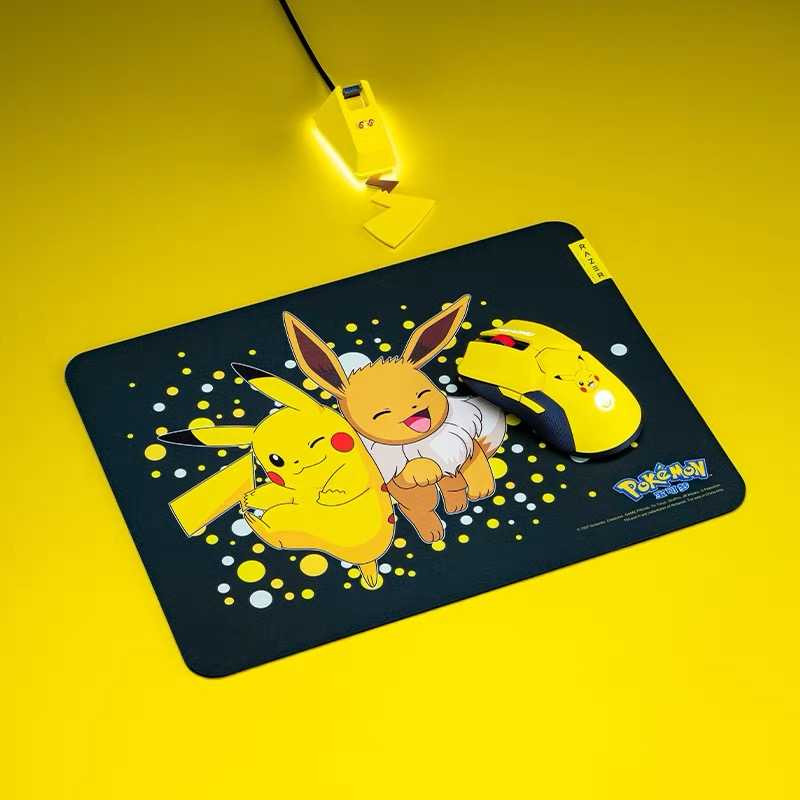 Pokemon Pikachu Wireless Mouse Bluetooth 5.2 1200 DPI LED Yellow Computer