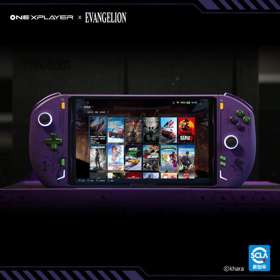 Panda Wagon OneXPlayer 2 Pro x Neon Genesis Evangelion Unit-01 Special Edition Gaming Console