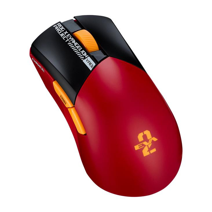 ROG (Republic of Gamers) ROG x EVA (Neon Genesis Evangelion) Unit-02 ROG Gladius III Wireless Mouse 