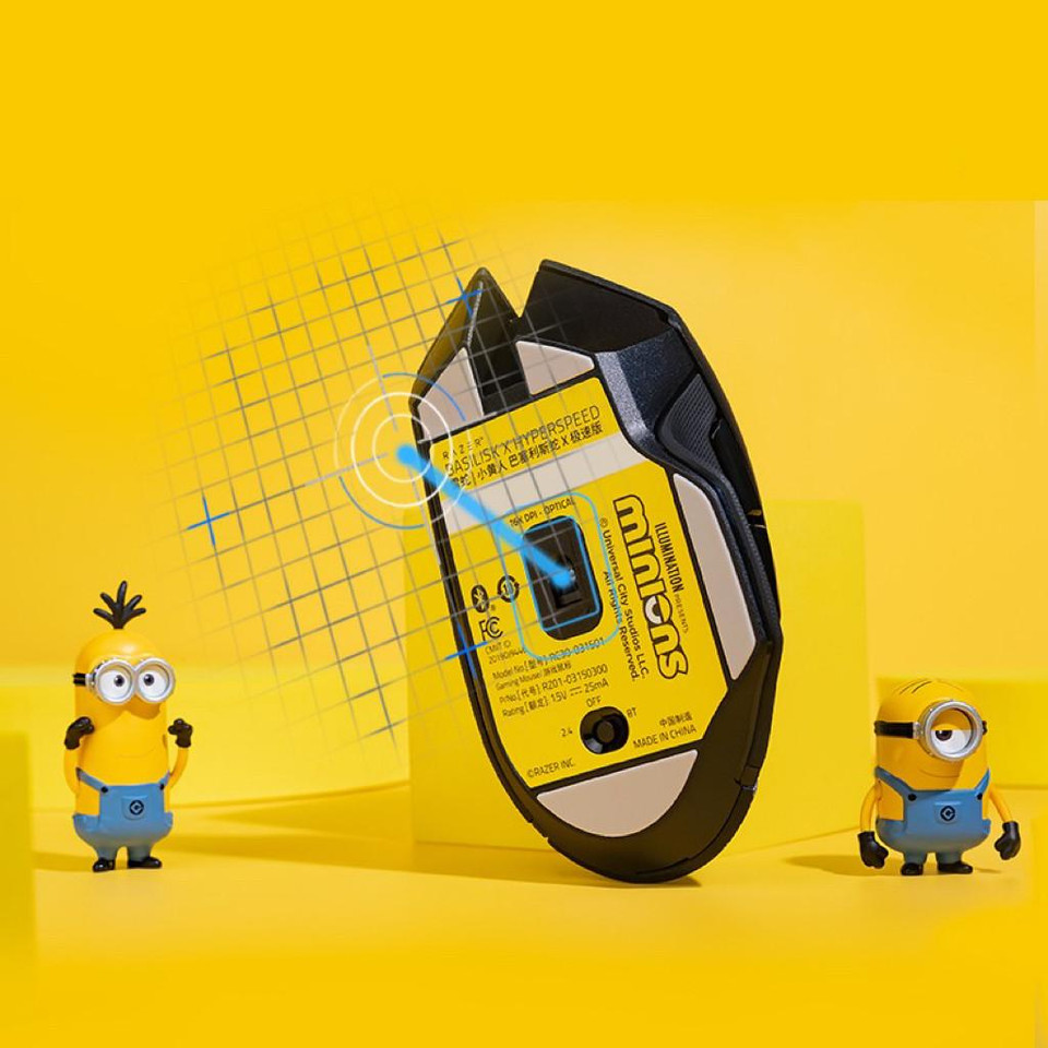 Razer RAZER x Minions Basilisk X Hyperspeed Special Edition Gaming Mouse and Mousepad 