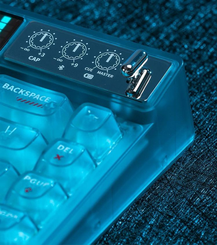 Machenike Moeyu x Machenike x Hatsune Miku Collab Heart of Esports 68 Key RGB  Wireless Mechanical Gaming Keyboard 