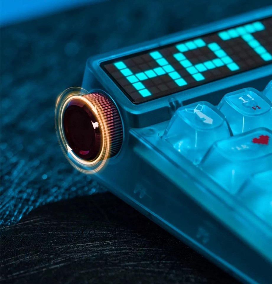 Machenike Moeyu x Machenike x Hatsune Miku Collab Heart of Esports 68 Key RGB  Wireless Mechanical Gaming Keyboard 