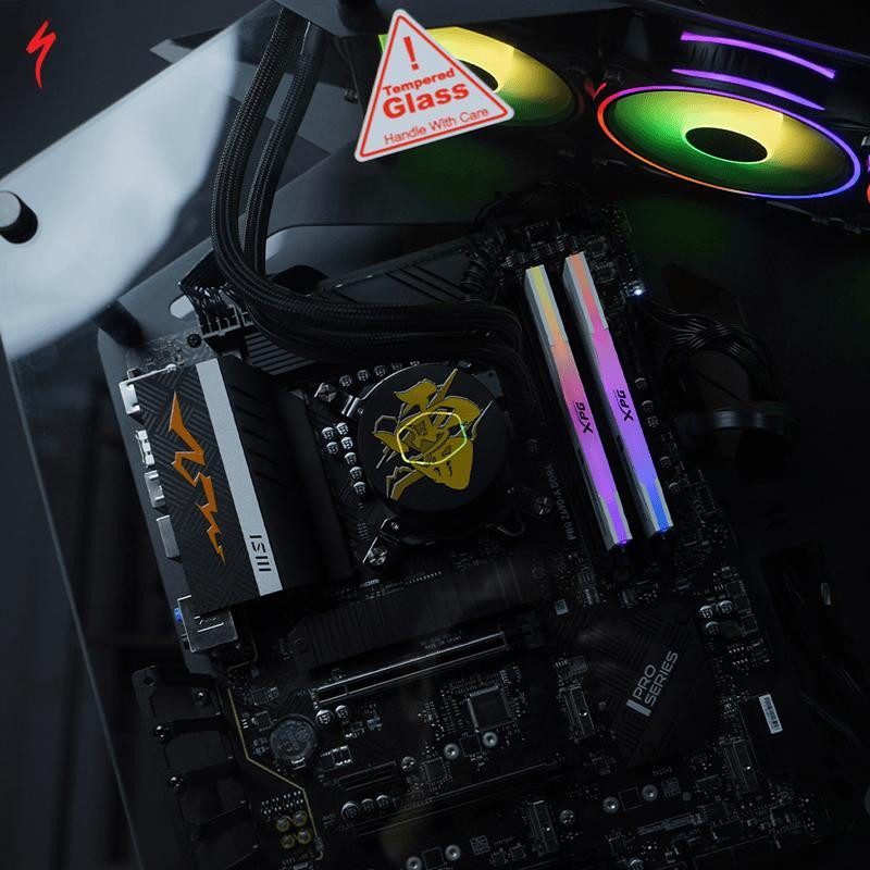 Lightening MOD Demon Slayer Zenitsu Agatsuma Themed PC Case Jonsbo MOD 3 