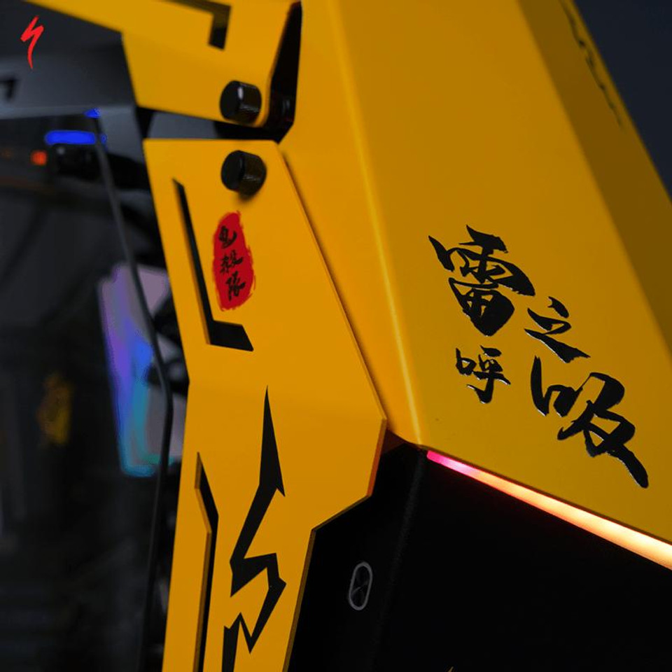 Lightening MOD Demon Slayer Zenitsu Agatsuma Themed PC Case Jonsbo MOD 3 