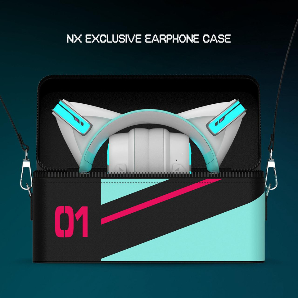 Yowu YOWU Hatsune Miku NX Cat Ear Bluetooth Wireless Headphones for Vocaloid & Gamers 
