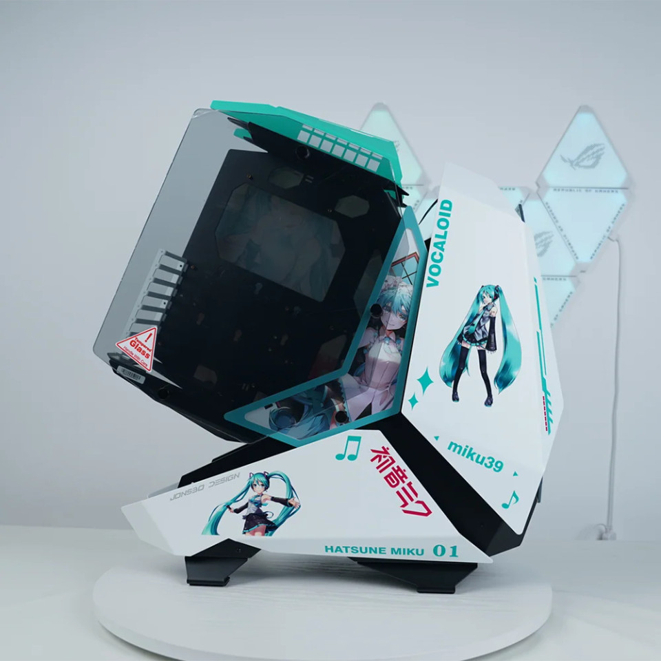 Hatsune Miku Gaming PC Case Jonsbo MOD 5 | Panda Wagon Hatsune Miku Gaming PC Case Jonsbo MOD 5 | Panda Wagon