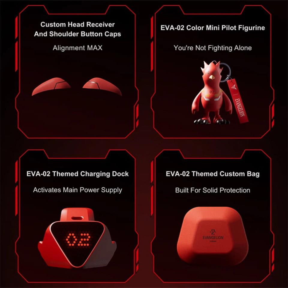 Flydigi Apex 5 Evangelion Wireless Gaming Controller EVA-02 Asuka