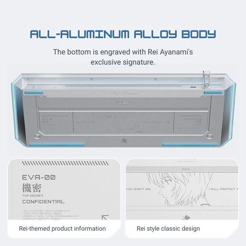 MelGeek Evangelion Centauri 80 EVA-01 Mechanic Gaming Keyboard