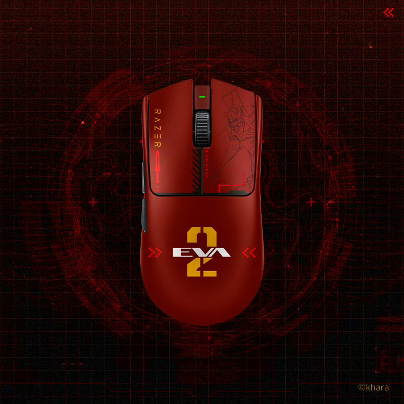 Razer x Evangelion Viper V3 Pro EVA-02 Asuka Edition Wireless Gaming Mouse