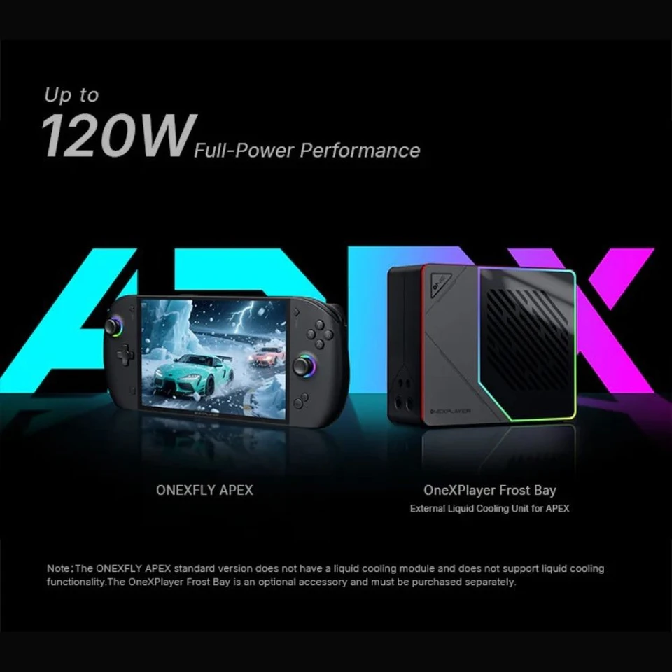 OneXPlayer Frost Bay external liquid cooling unit for APEX
