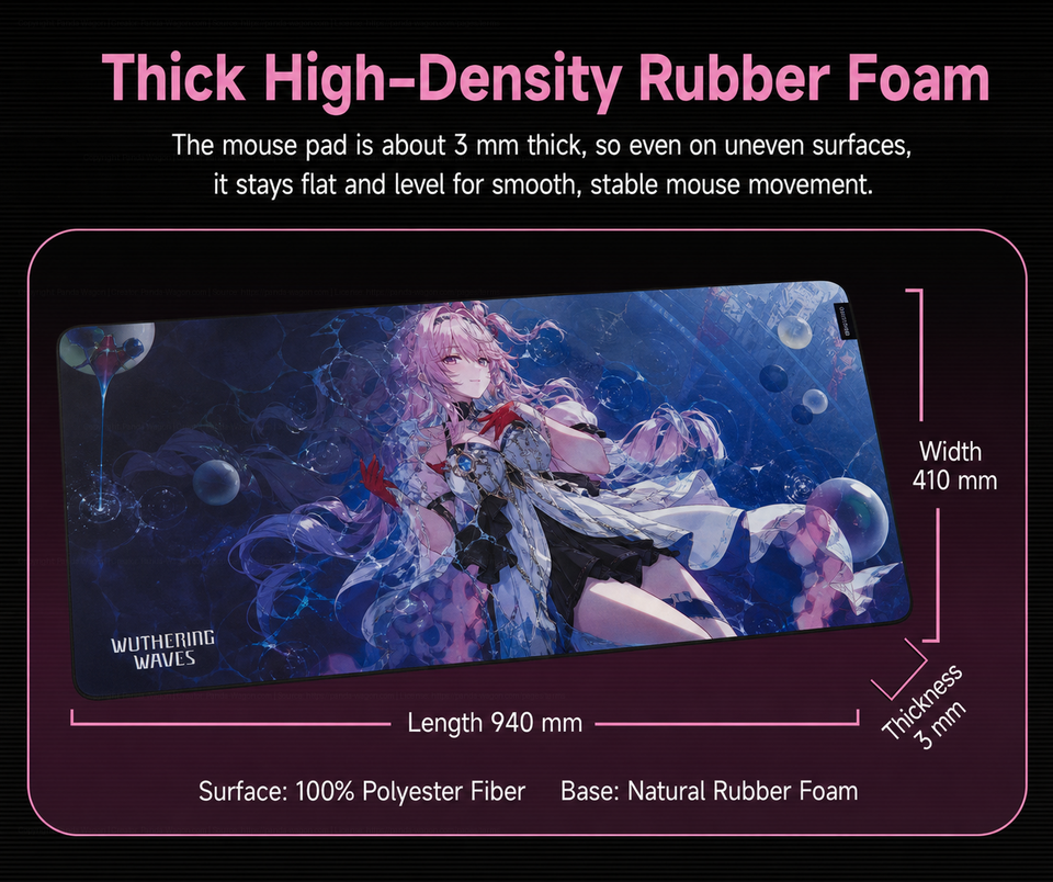 Razer x Wuthering Waves Denia Gigantus V2 Pro Gaming Mousepad