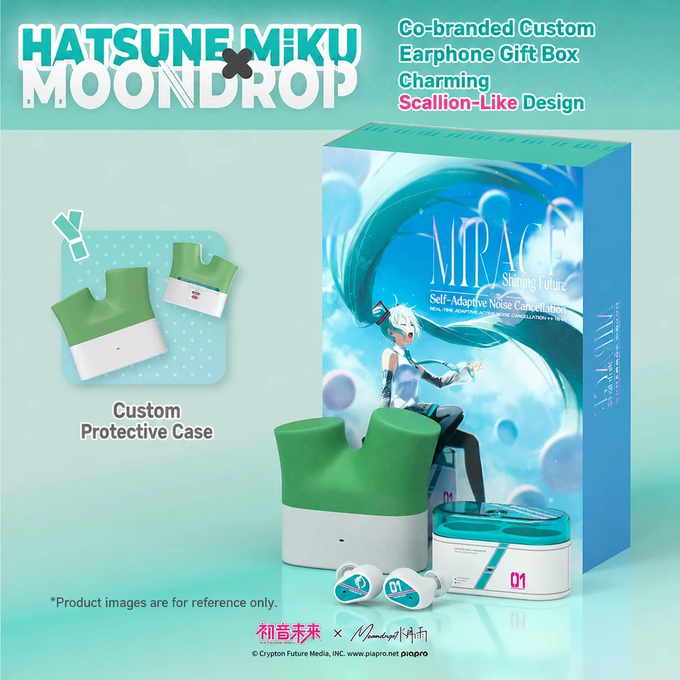 Hatsune Miku × MOONDROP MIRAGE True Wireless Earphones | Panda Wagon
