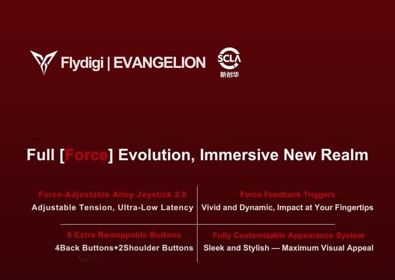 evolutions of Flydigi Apex 5 Evangelion edition controller