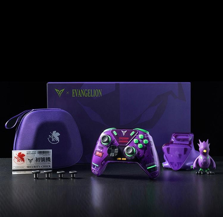 【美品】Flydigi Apex 4 EVA Edition 初号機モデル Flydigi Apex 4 Evangelion EVA-01 Gaming Controller for PC/iOS