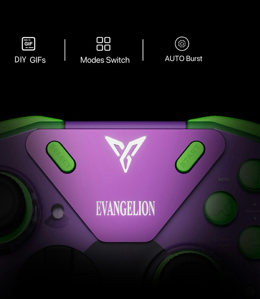 Flydigi Apex 4 x Neon Genesis Evangelion EVA-01 Gaming Controller