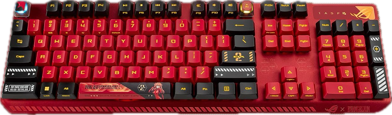 ROG x EVA (Neon Genesis Evangelion) Unit-02 Strix Scope RX Keyboard