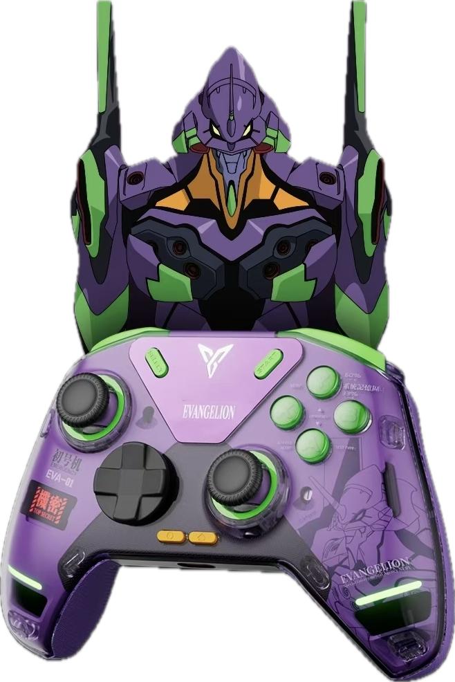 【美品】Flydigi Apex 4 EVA Edition 初号機モデル Flydigi Apex 4 Evangelion EVA-01 Gaming Controller for PC/iOS