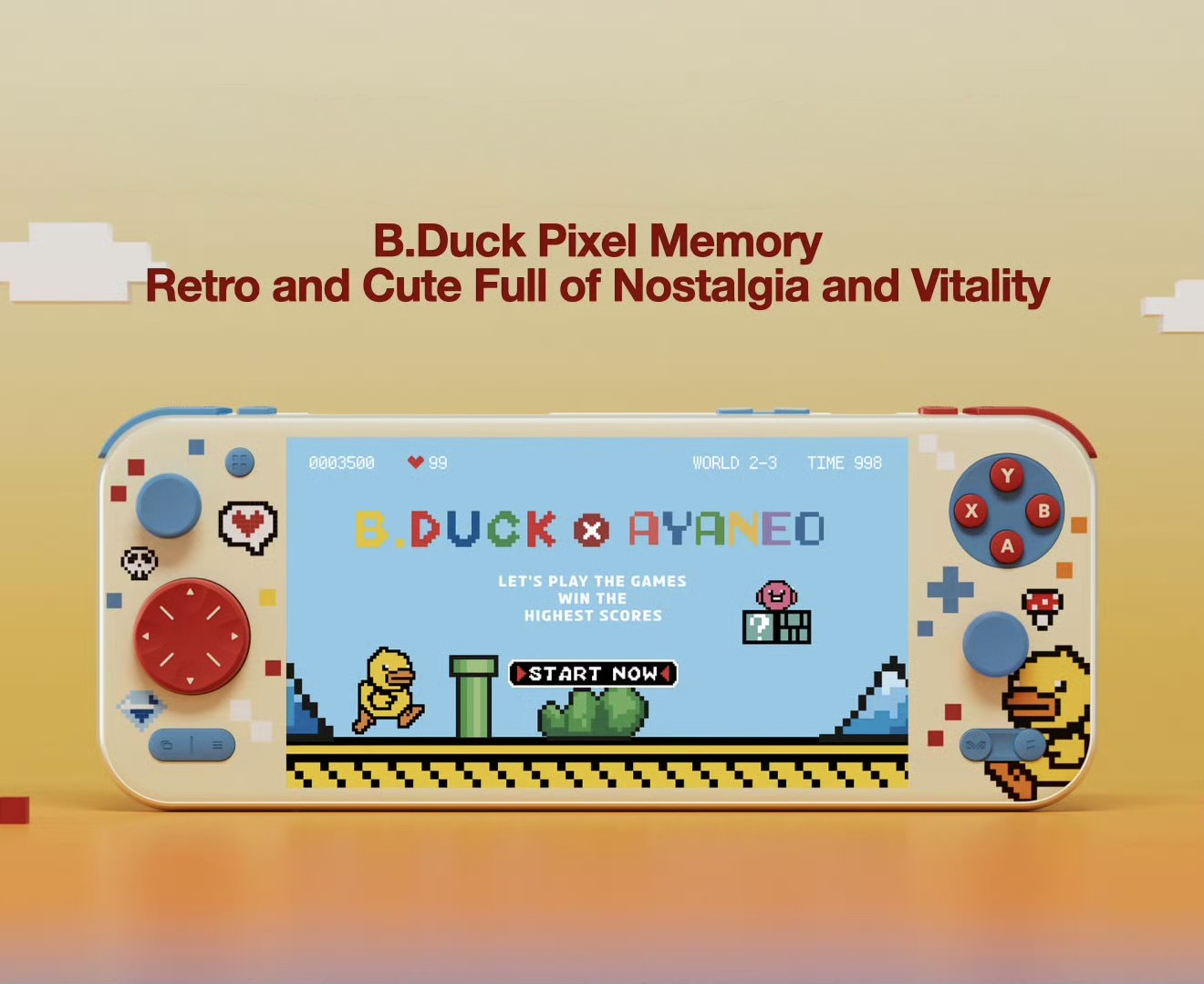 AYANEO × B.Duck Pocket S2 Pro Special Edition Handheld Gaming Console 16G + 1T