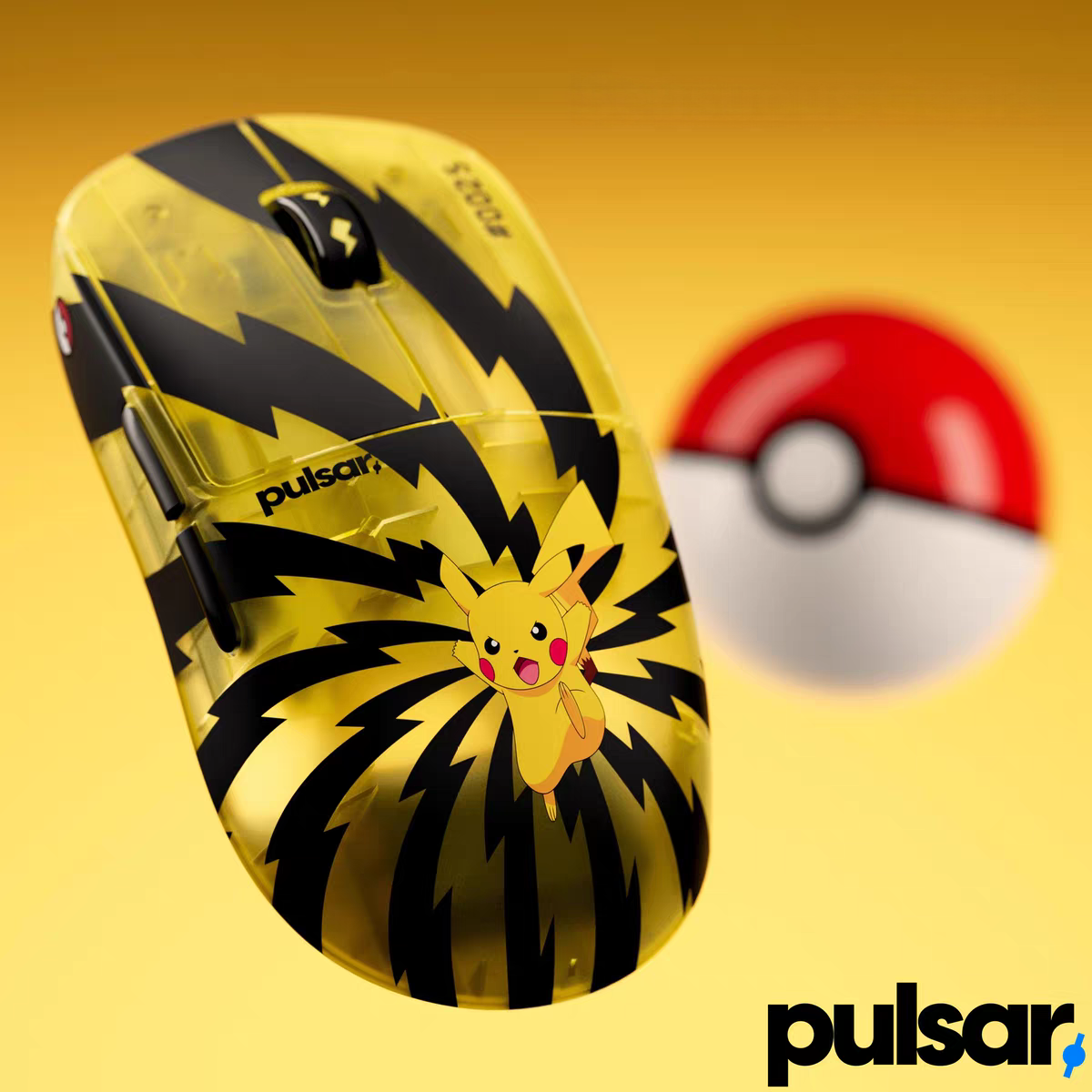 Pulsar x Pokemon X2 CL Crazylight Pikachu Limited Edition Gaming Mouse