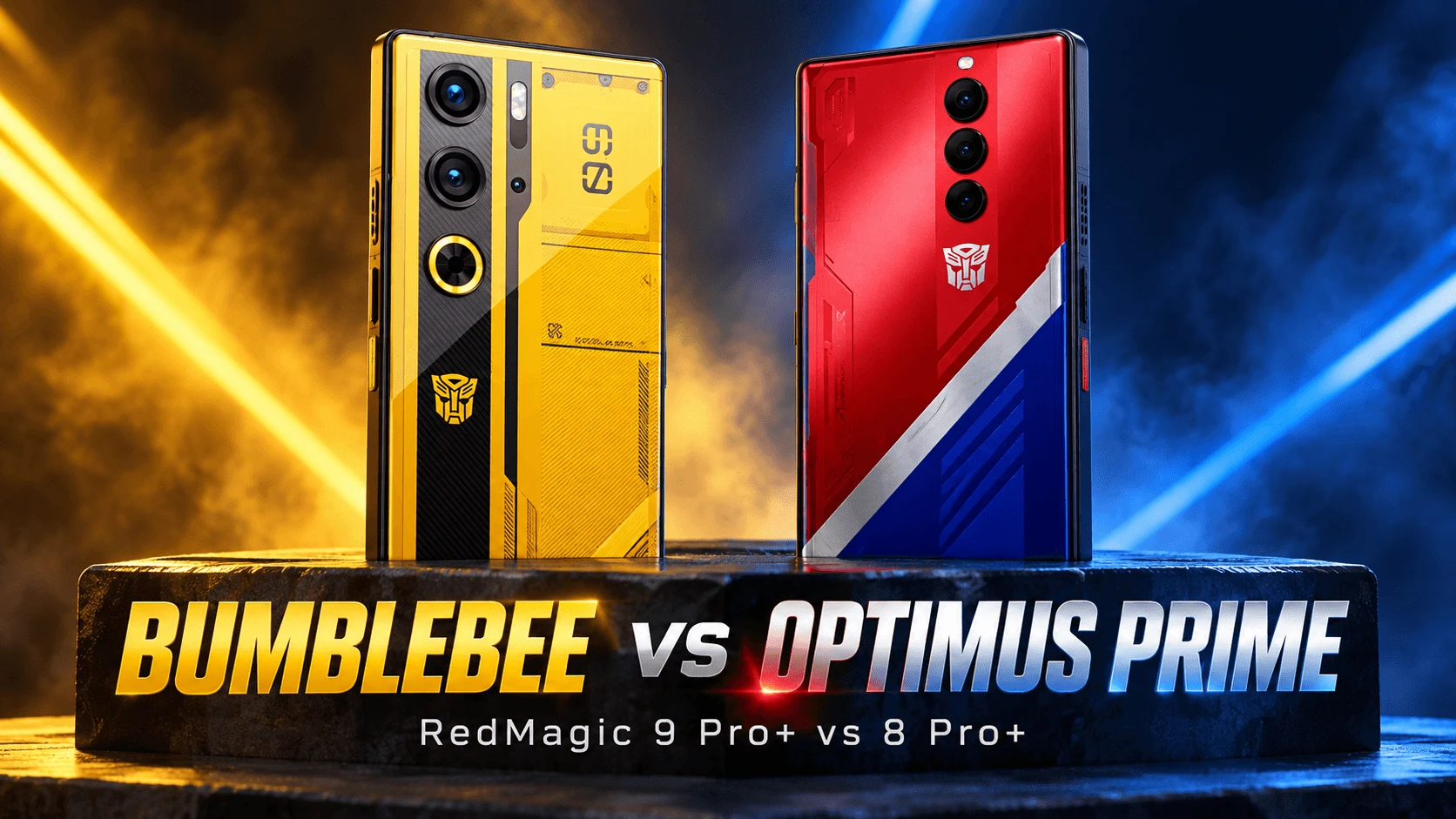 Nubia RedMagic Bumblebee vs Optimus Prime: 9 Pro+ and 8 Pro+ Compared