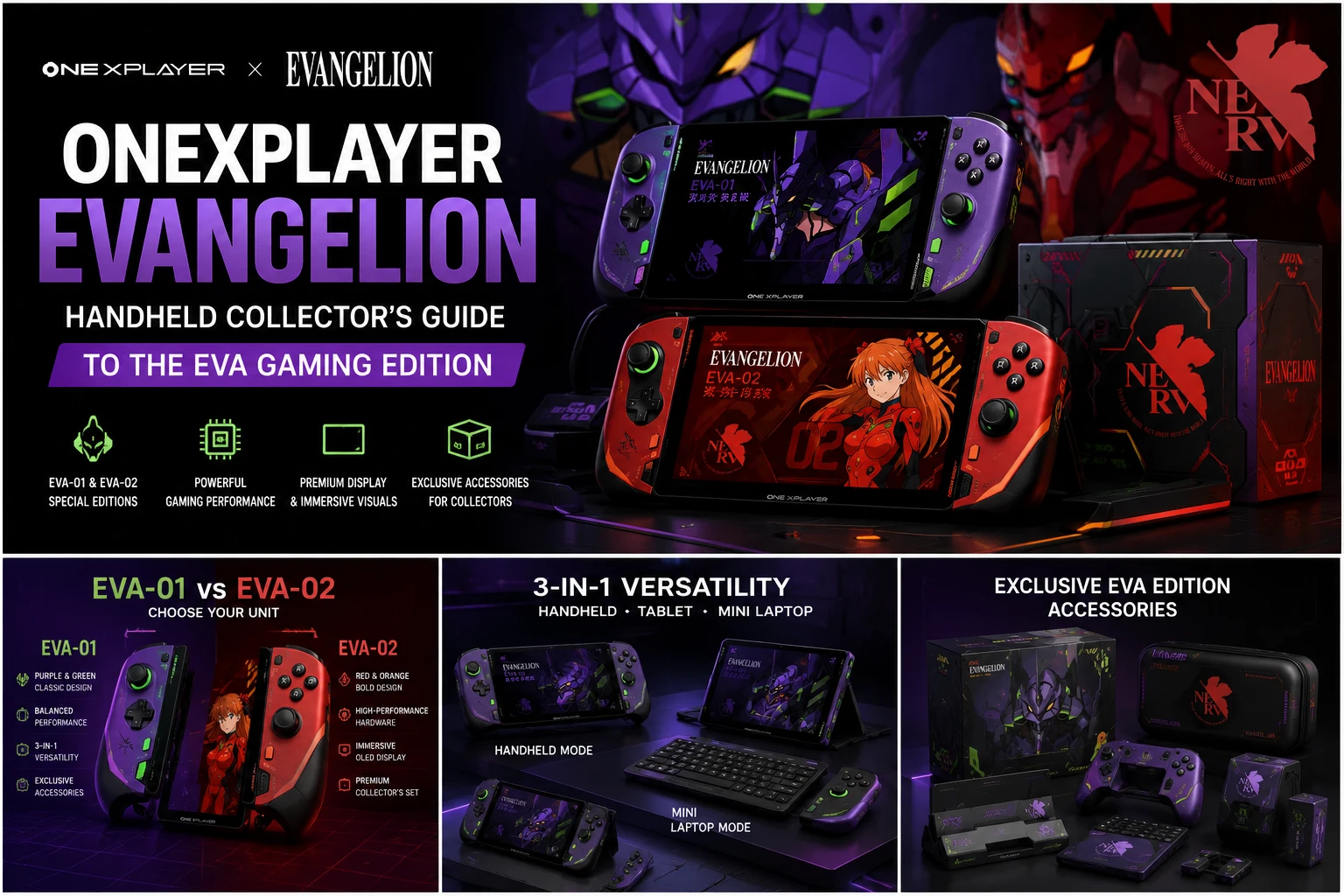 OneXPlayer Evangelion Handheld A Collector’s Guide to the EVA Gaming Edition