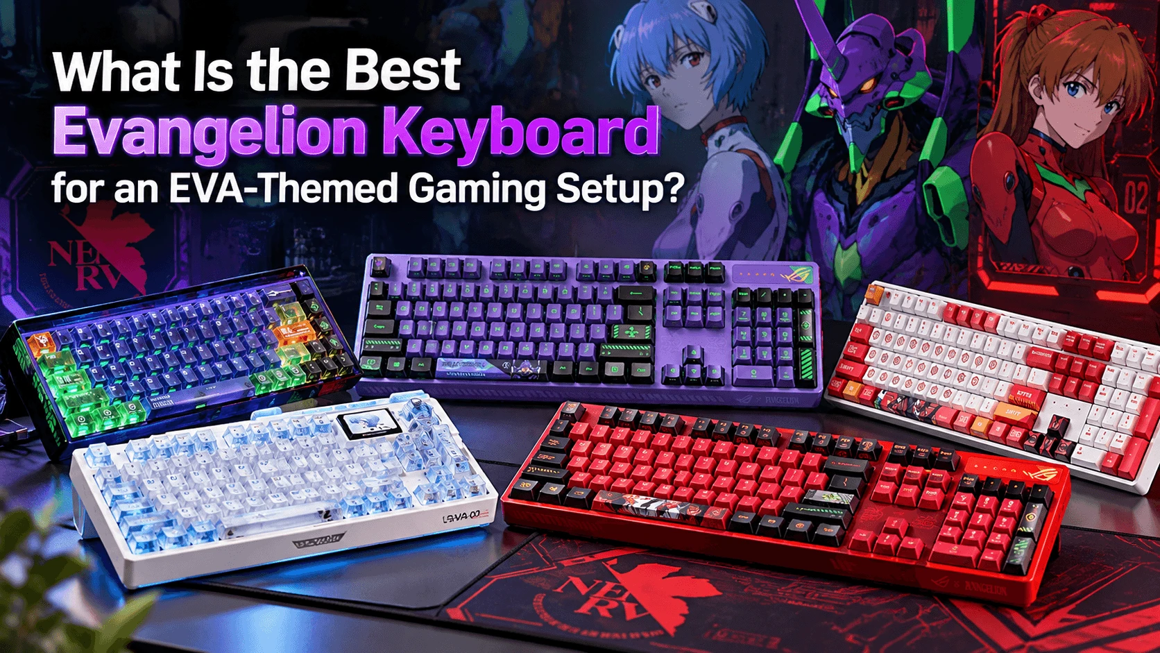 What Is the Best Evangelion Keyboard for an EVA-Themed Gaming Setup?