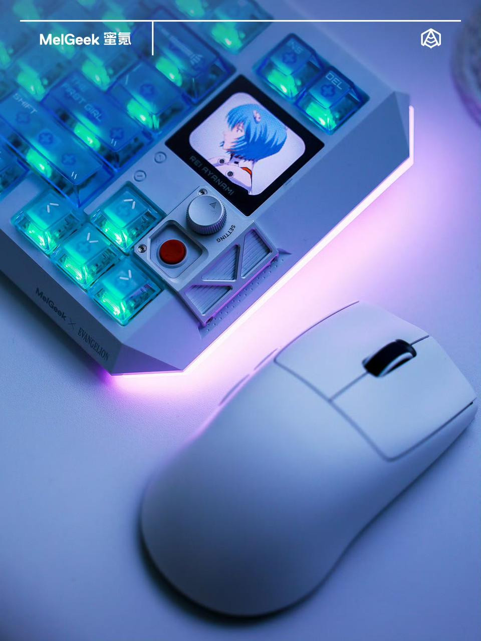 【新品未使用】MelGeek Centauri 80 eva 綾波レイ MelGeek Evangelion Centauri 80 EVA-00 Rei Ayanami Limited Edition