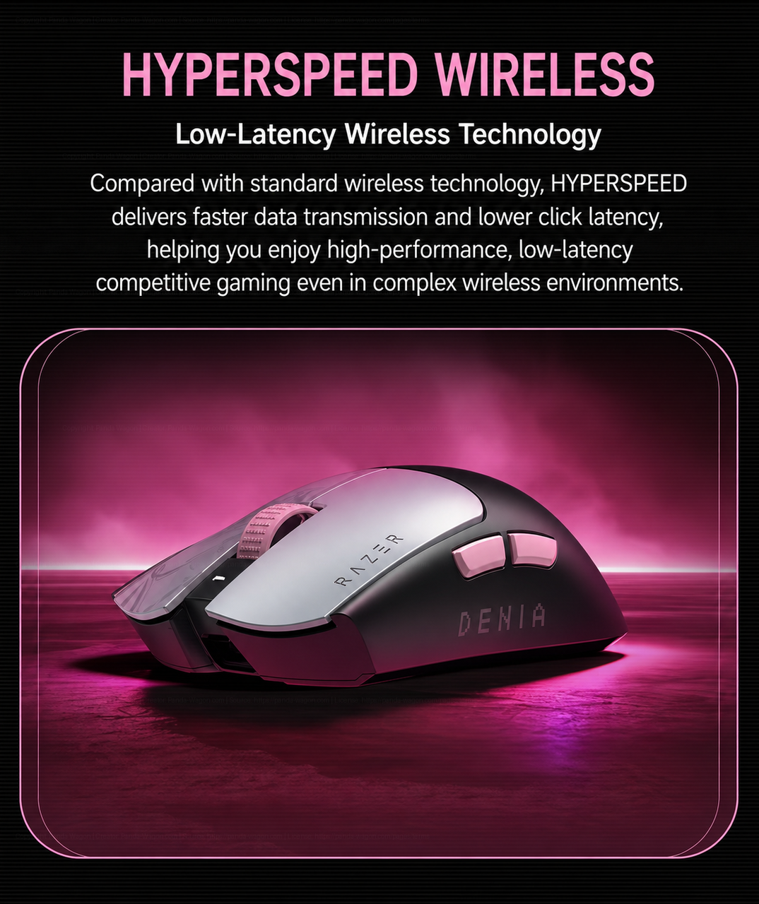 Razer Viper Pro SE Wuthering Waves 本体 Razer x Wuthering Waves Denia Viper Pro V3 SE Wireless Gaming