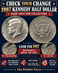 Check Your Change: The 1987 Kennedy Half Dollar Made Only for Collectors
