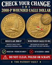 Check Your Change: The 2000-P “Wounded Eagle” Sacagawea Dollar