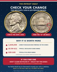 Check Your Change: The Key-Date 1950-D Jefferson Nickel