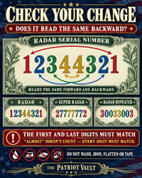 Check Your Change: Does Your Dollar Bill Have a “Radar” Serial Number?