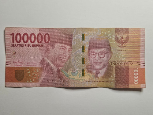 Indonesian Rupiah IDR - 100K Note (circulated)