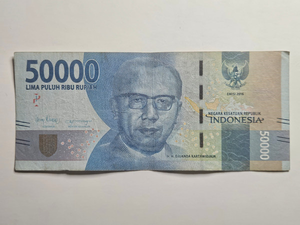 Indonesian Rupiah IDR - 50K Note (circulated)