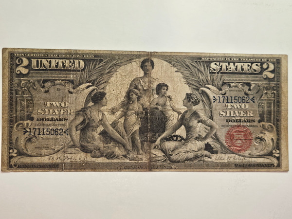 1896 F-248 $2 Silver Certificate Educational series