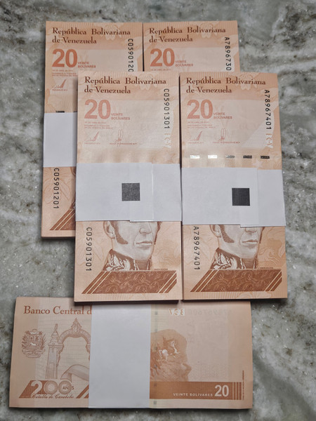 20 DIGITALIS UNC. BOLIVAR SOBERANO