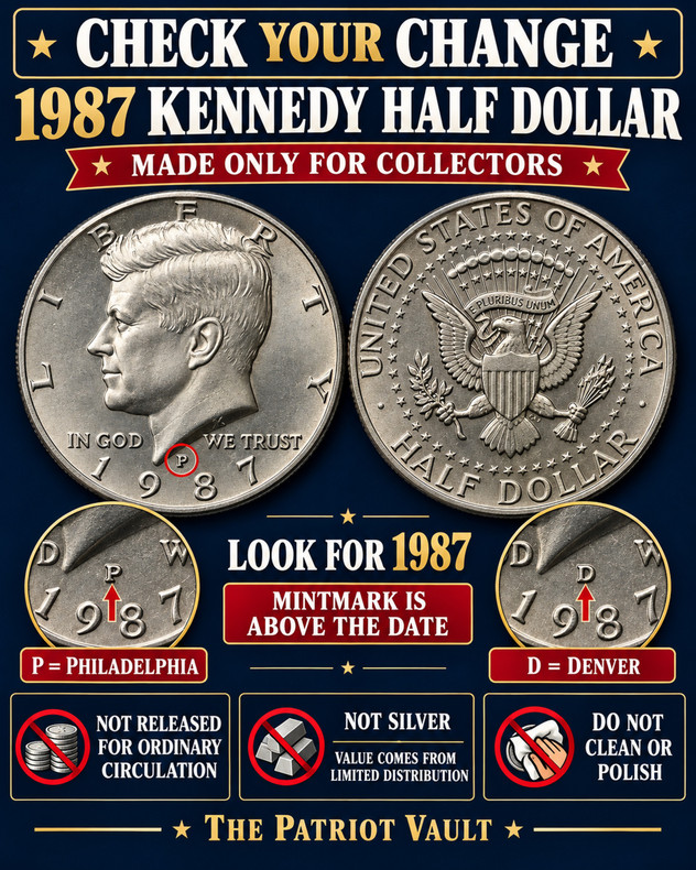 Check Your Change: The 1987 Kennedy Half Dollar Made Only for Collectors