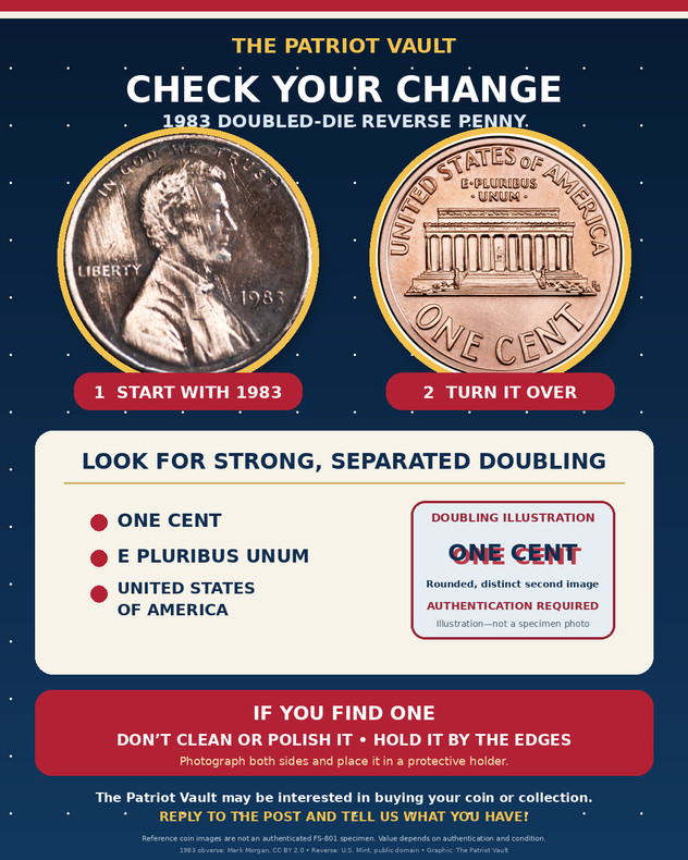 Check Your Change: The Valuable 1983 Doubled-Die Penny