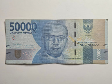 Indonesian Rupiah IDR - 50K Note (circulated)