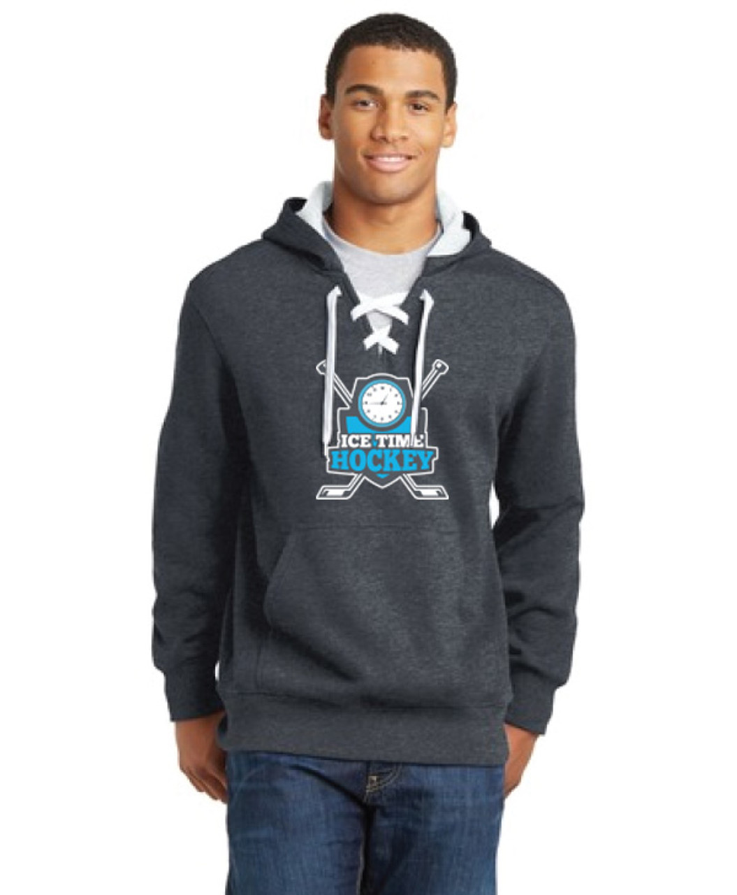 usa hockey lace up hoodie