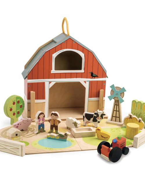 Little Barn Set by Tender Leaf Toys