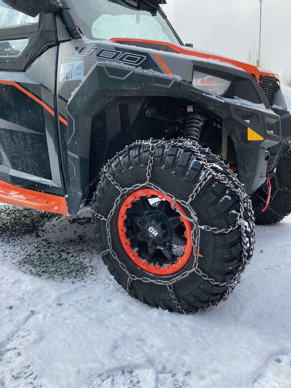 26Inch Grizzlar GTN-728 ATV Diamond Studded Tire Chains 26x10-12