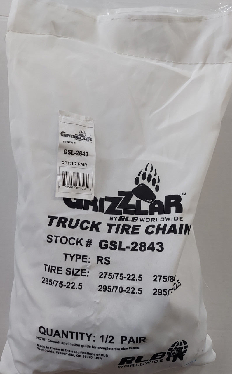 Grizzlar GSL-2843 Alloy Truck Ladder V-Bar CAM Twist Link Tire