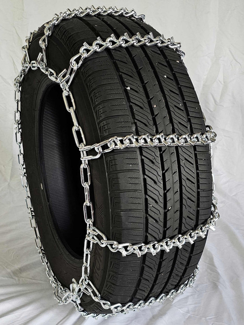 Grizzlar GSL-2829 Alloy Light Truck Ladder V-Bar Tire Chains 225/55-18 235/60-18 235/65-15 235/65-17 235/70-16 LT235/75-15 245/65-17 255/55-18 255/60-17 30x9.50-15LT 30x9.50-16.5LT