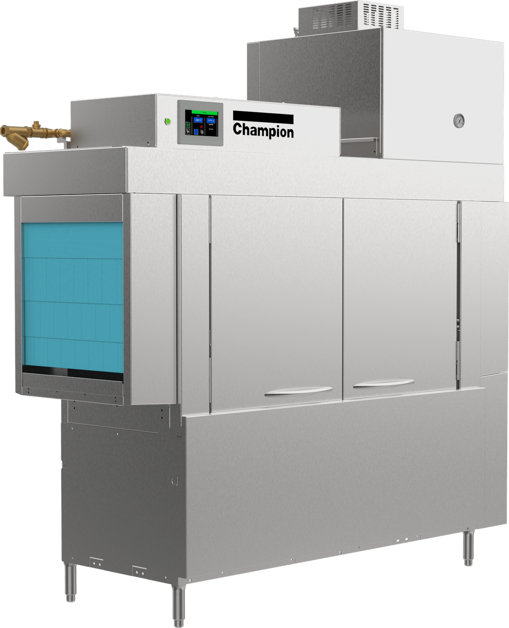64 PRO Ventless Heat Recovery 2-Tank Rack Conveyor