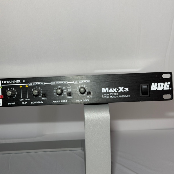BBE Max-X3 2-Way Stereo 3-Way Mono Crossover Powers On READ