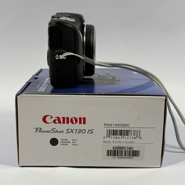 Canon PowerShot SX130 IS 12.1MP Digital Camera Black Tested